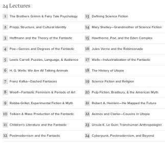 List of lectures